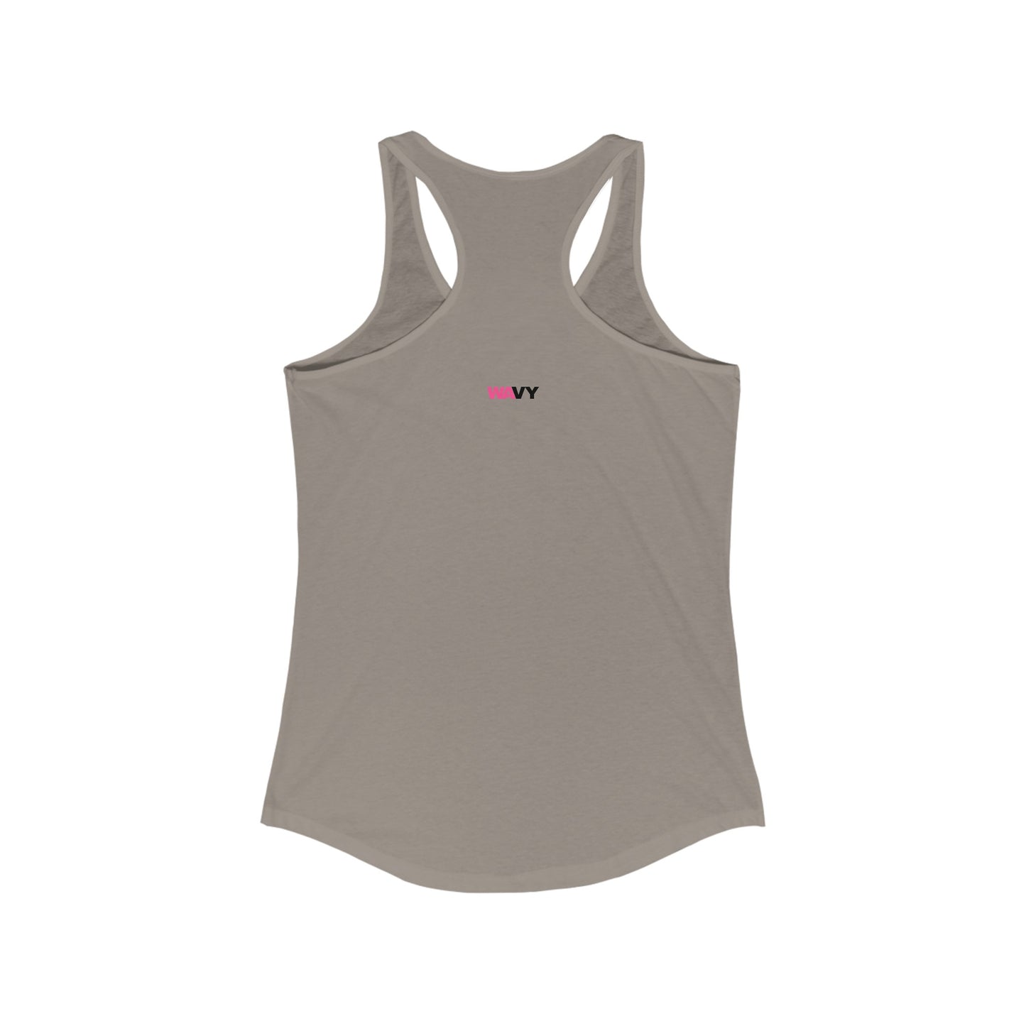 WAVY Brand Womens Racerback 2 Tone Tank