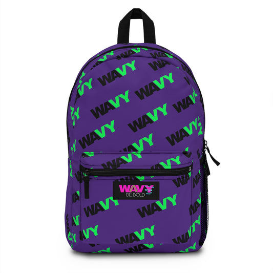 WAVY Brand All Over Print Backpack