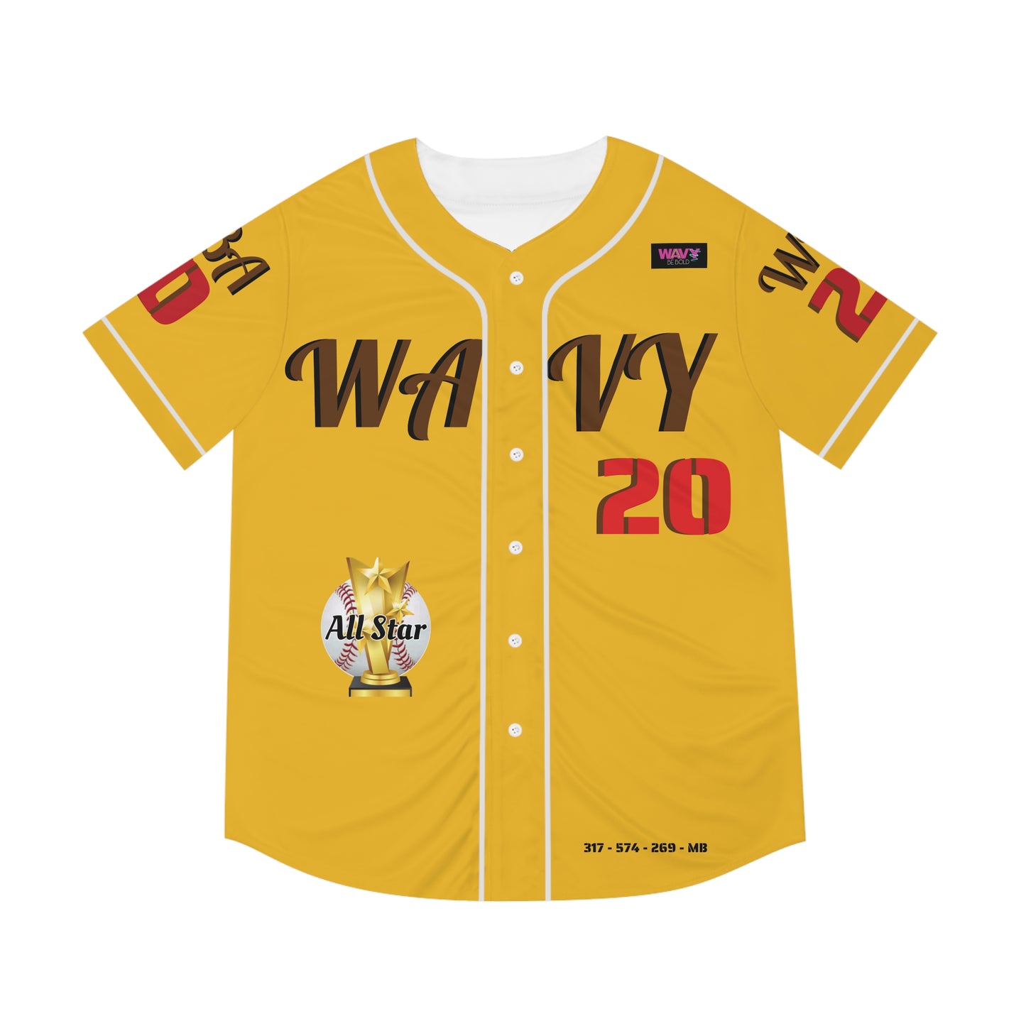 WAVY Brand All Star Baseball Jersey