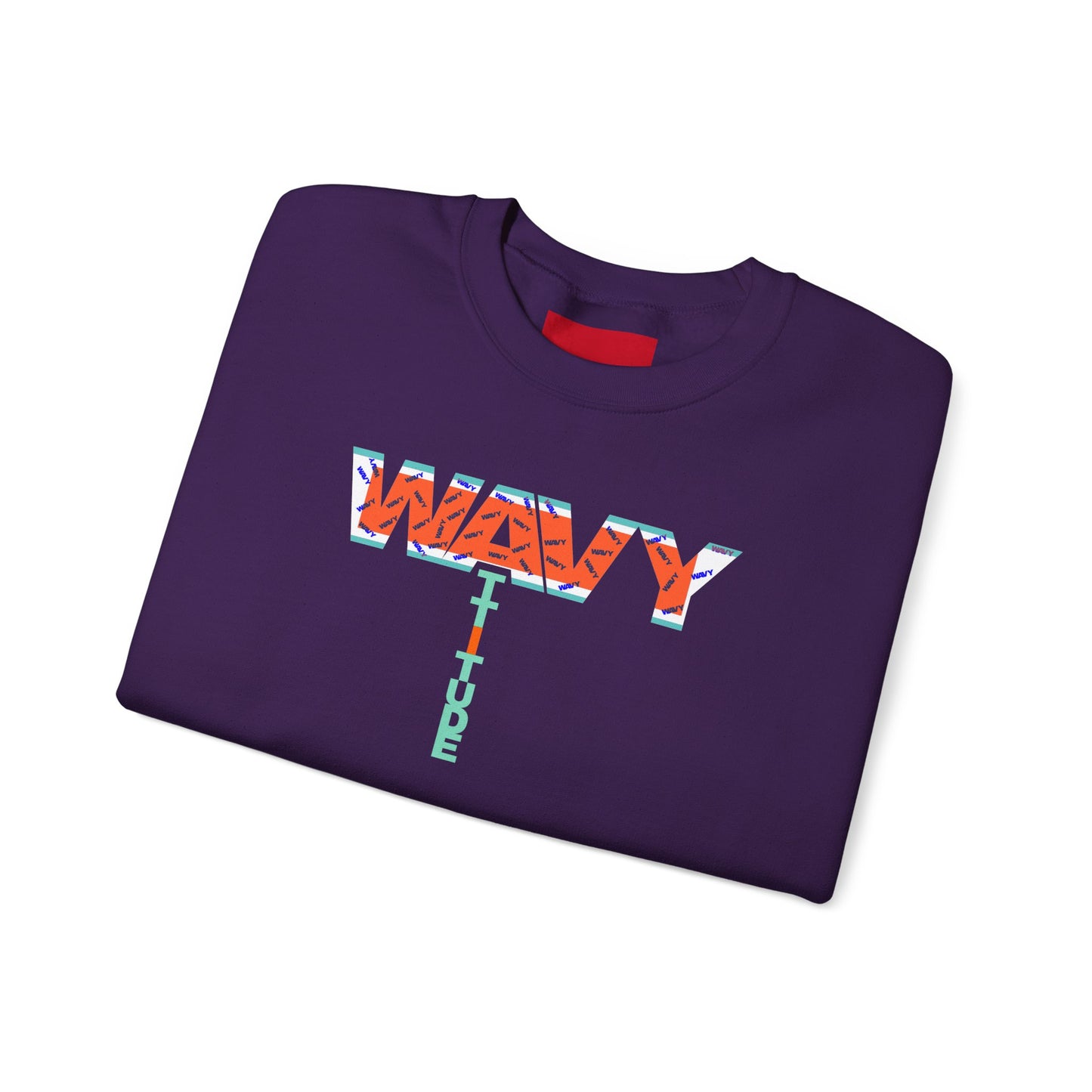 WAVY Brand Womens Attitude Crewneck Sweater